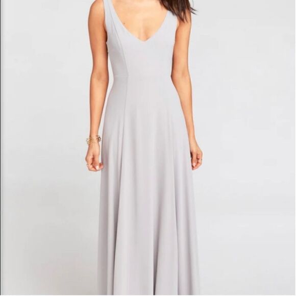 Show Me Your Mumu Jenn Maxi Dress in Dove Gray - Picture 7 of 7